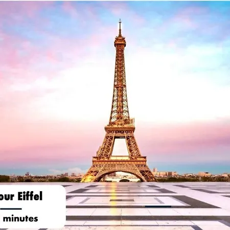Appartamento Sublime 2br 6p Balcony Eiffel Tower